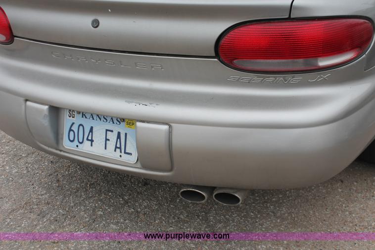 image for item H8332 1998 Chrysler Sebring JX convertible