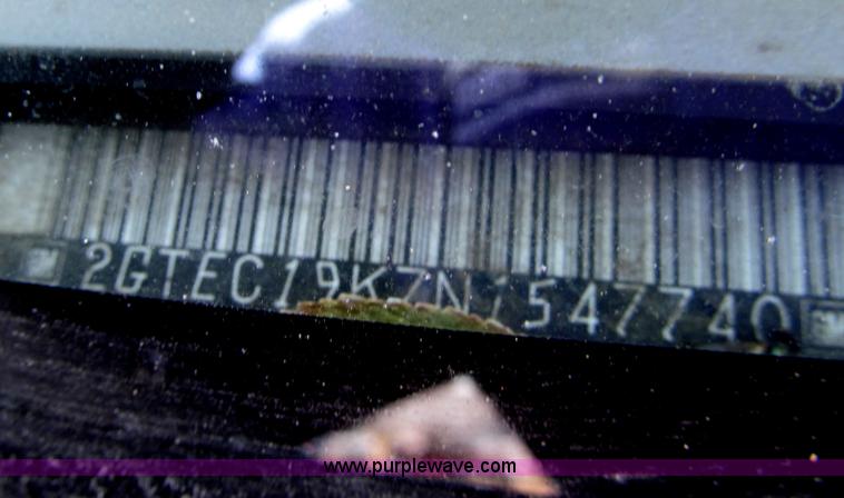 image for item I1310 1992 GMC Sierra 1500 Ext. Cab pickup truck