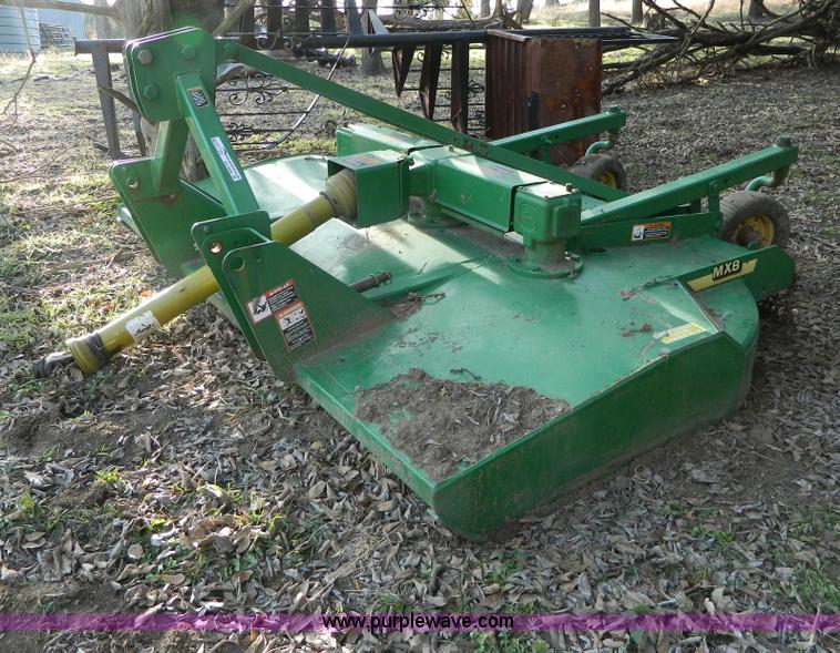 image for item AD9906 John Deere MX8 8' rotary mower