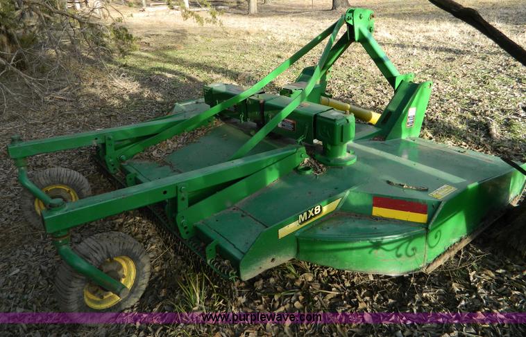 image for item AD9906 John Deere MX8 8' rotary mower