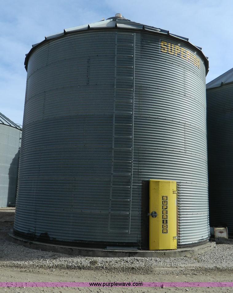 Superior 5,000 bushel grain bin in Great Bend, KS Item AD9911 sold