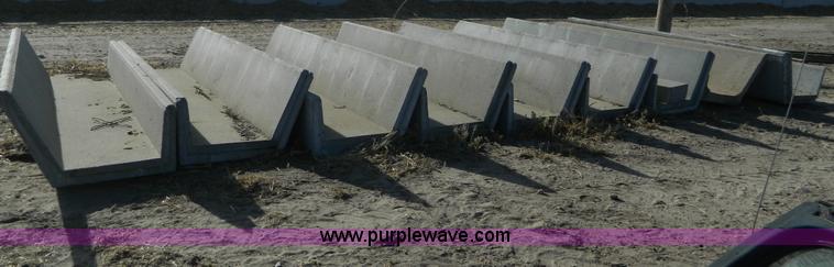 image for item AD9937 (9) concrete fence line feed bunks