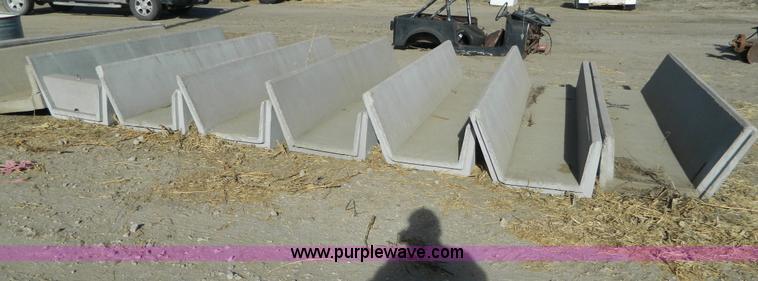 image for item AD9937 (9) concrete fence line feed bunks