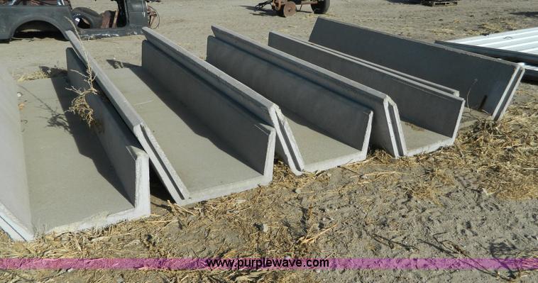 image for item AD9937 (9) concrete fence line feed bunks