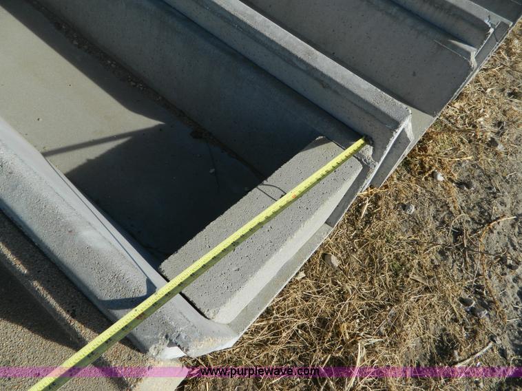 image for item AD9937 (9) concrete fence line feed bunks