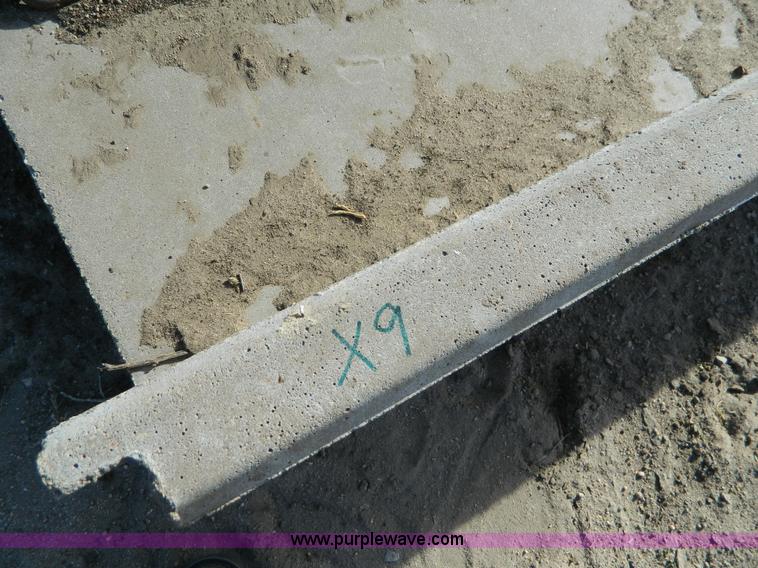 image for item AD9937 (9) concrete fence line feed bunks