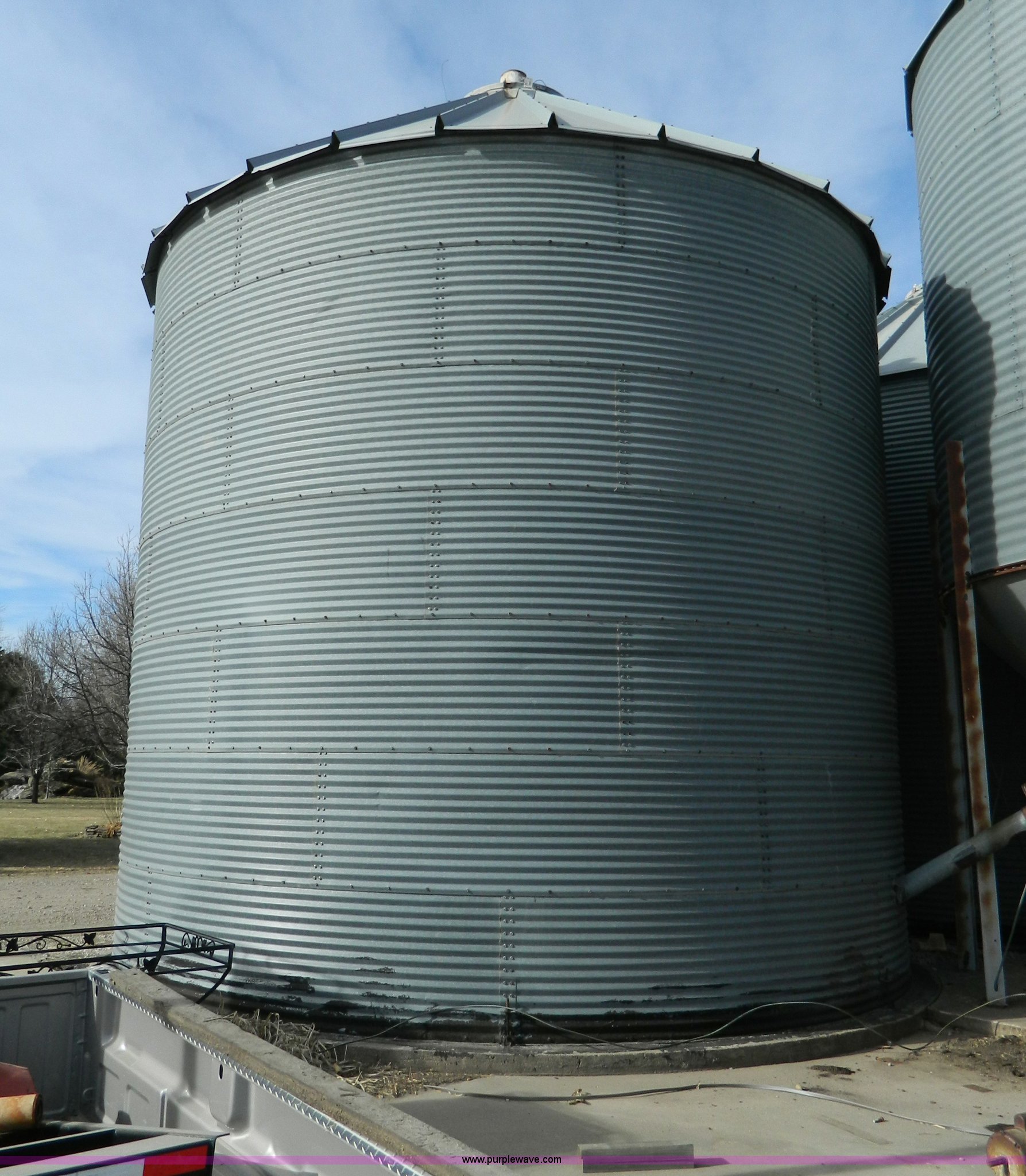 Superior 5,000 bushel grain bin in Great Bend, KS Item AD9910 sold