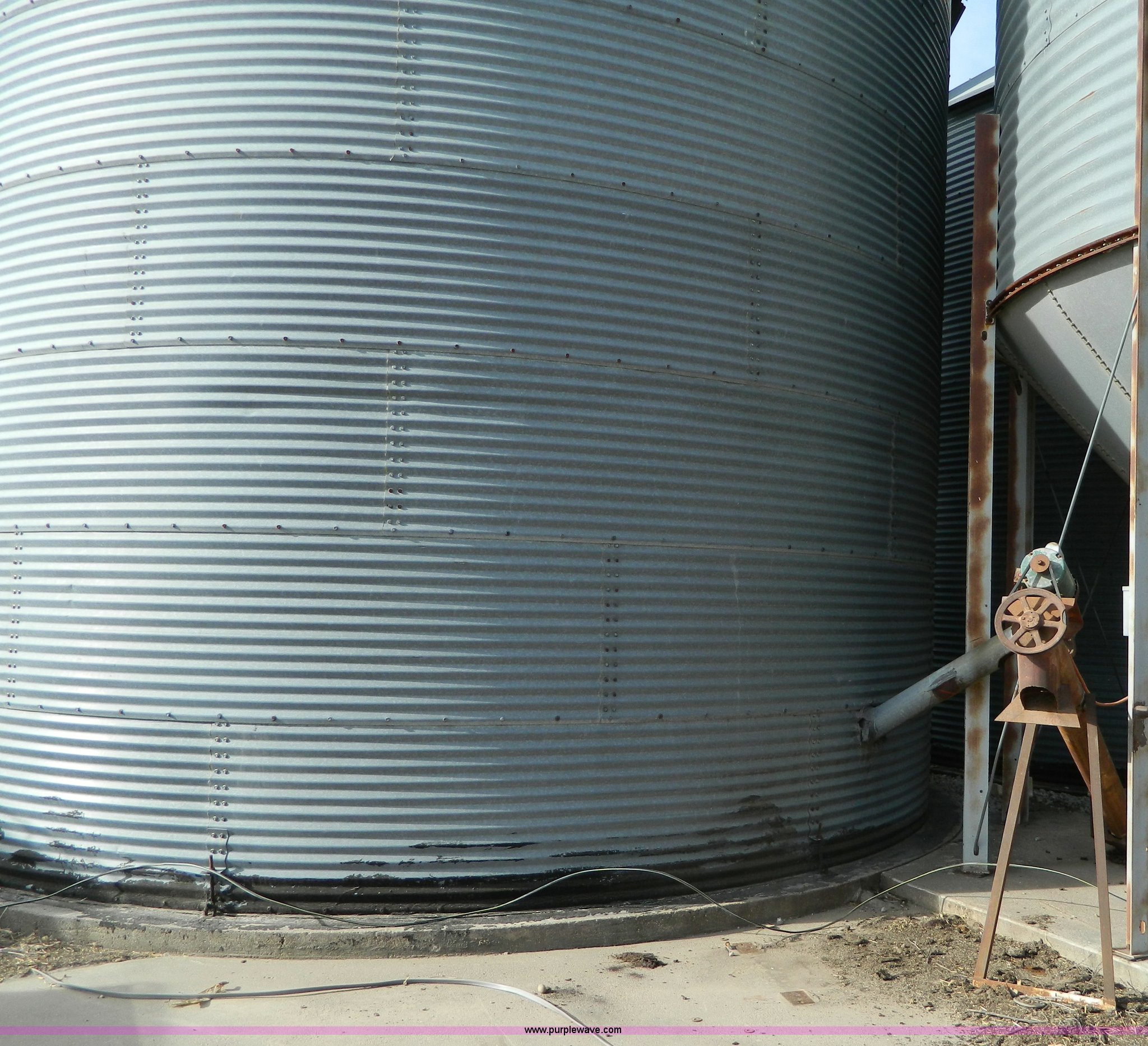 Superior 5,000 bushel grain bin in Great Bend, KS Item AD9910 sold