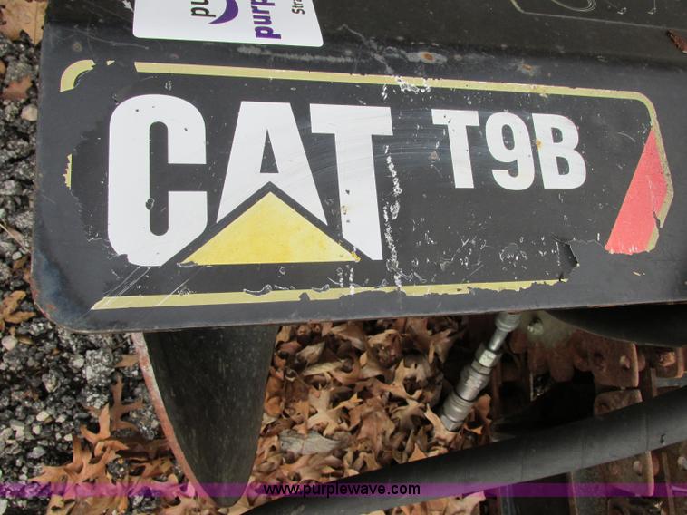 image for item F5484 2000 Caterpillar T9B skid steer trencher