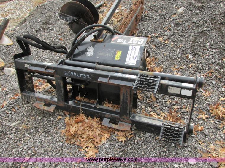 image for item F5484 2000 Caterpillar T9B skid steer trencher