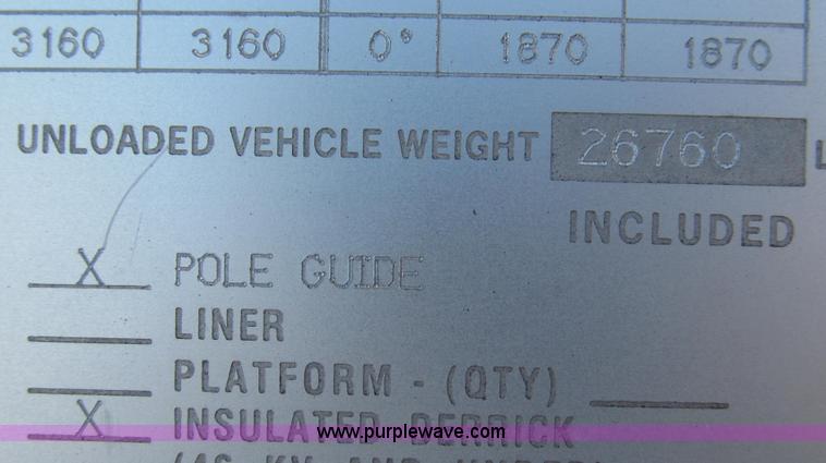 image for item G2216 1997 GMC C7500 digger derrick truck