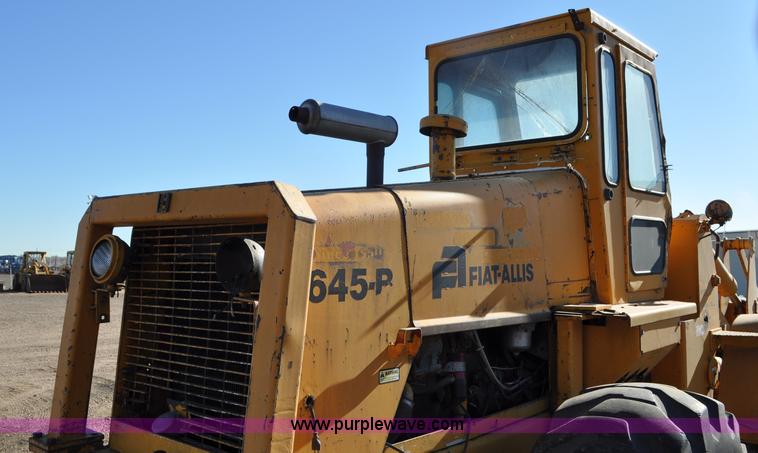 image for item G6345 1972 Fiat-Allis 645B wheel loader