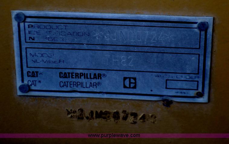 image for item G6347 1999 Caterpillar TH82 telehandler