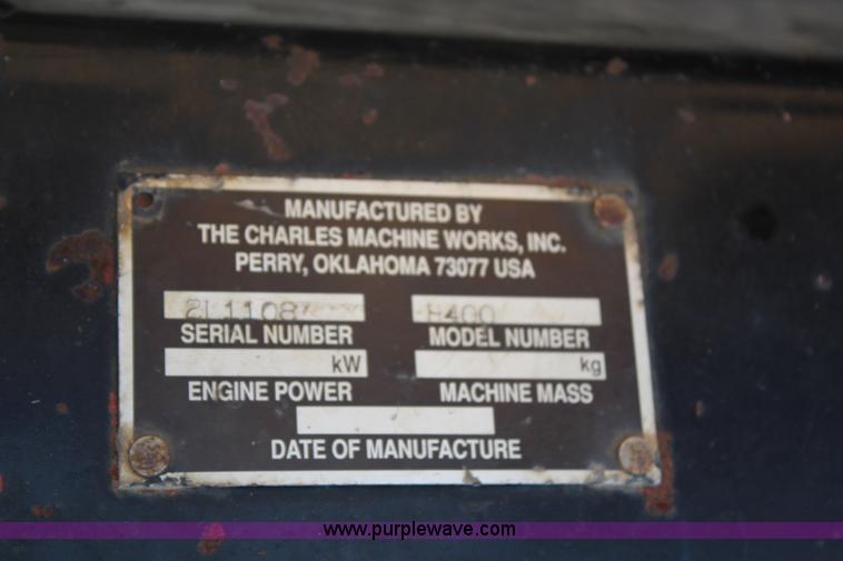 image for item H7785 1994 Ditch Witch 400SXD cable plow