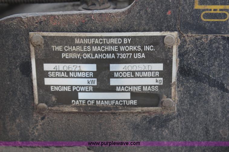 image for item H7785 1994 Ditch Witch 400SXD cable plow