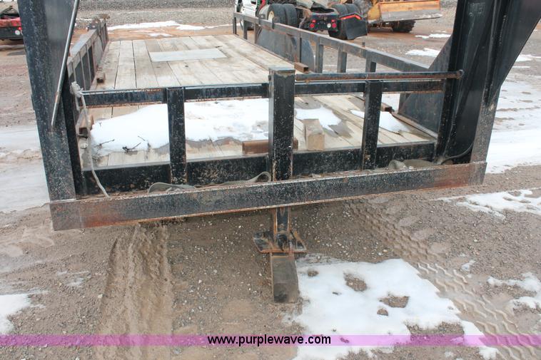 image for item H8362 2008 Parker Performance tandem axle gooseneck trailer