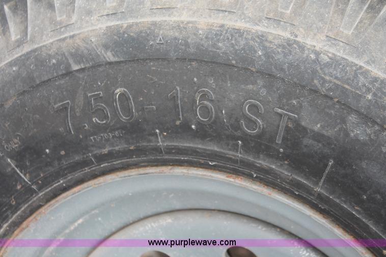 image for item H8362 2008 Parker Performance tandem axle gooseneck trailer