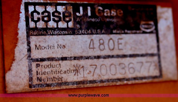 image for item H8369 1987 Case 480E landscape loader