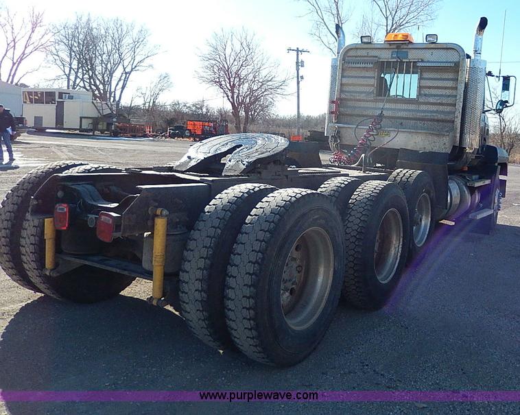 image for item I9484 1997 Mack CL713 triple axle semi truck