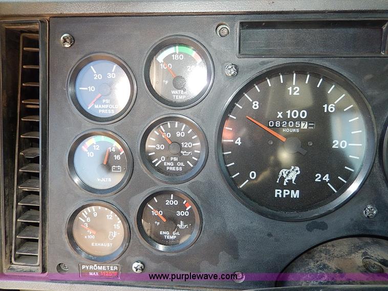 image for item I9484 1997 Mack CL713 triple axle semi truck