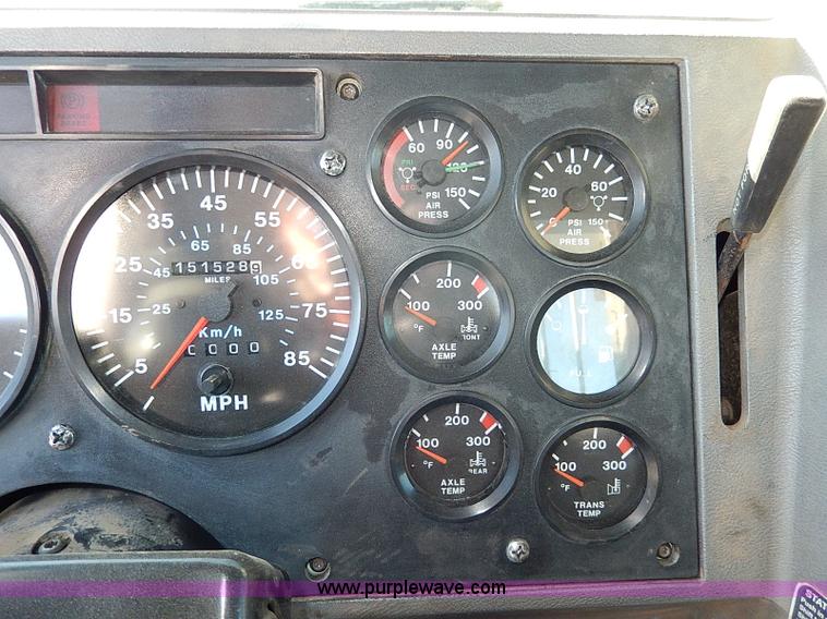 image for item I9484 1997 Mack CL713 triple axle semi truck