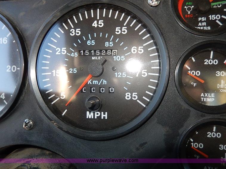 image for item I9484 1997 Mack CL713 triple axle semi truck