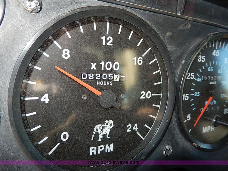 image for item I9484 1997 Mack CL713 triple axle semi truck