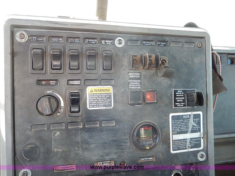 image for item I9484 1997 Mack CL713 triple axle semi truck