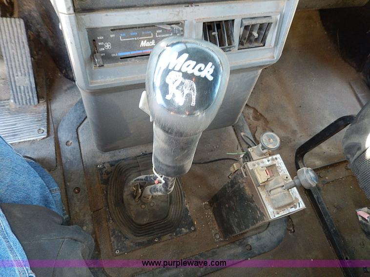 image for item I9484 1997 Mack CL713 triple axle semi truck