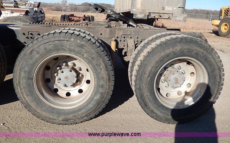 image for item I9484 1997 Mack CL713 triple axle semi truck