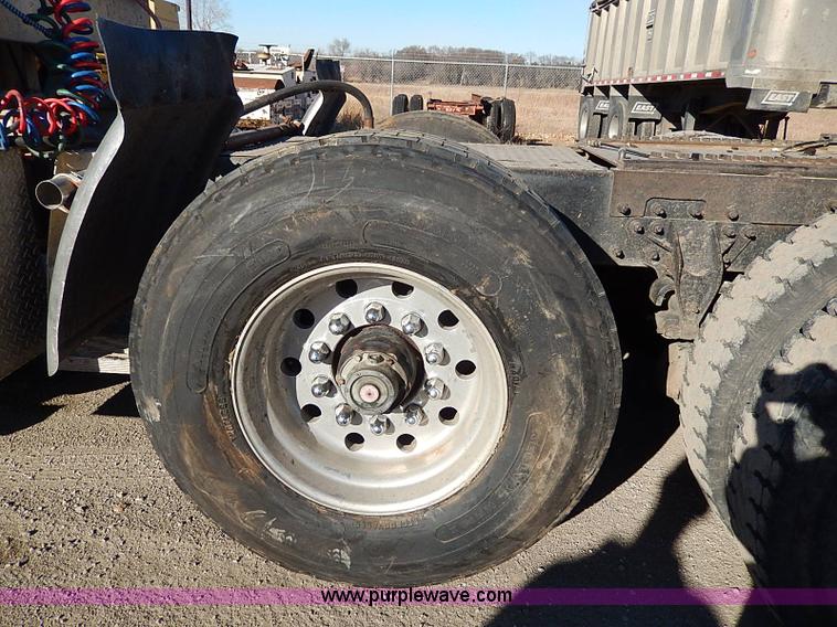 image for item I9484 1997 Mack CL713 triple axle semi truck