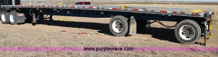 image for item C3613 2000 Manac 16248801 flatbed semi trailer
