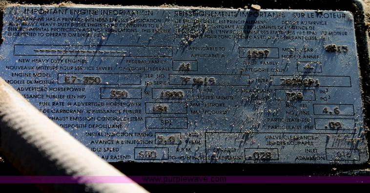 image for item C3632 1997 Mack CH613 semi truck