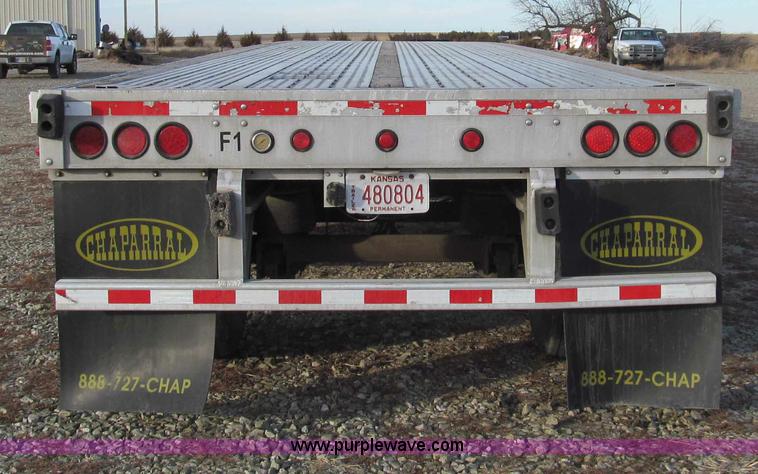 image for item D6082 2002 Chaparral aluminum trailer