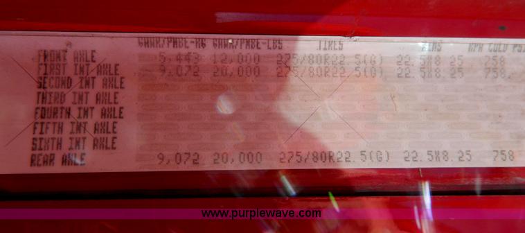 image for item D6083 2005 Freightliner Century Class ST120 semi truck