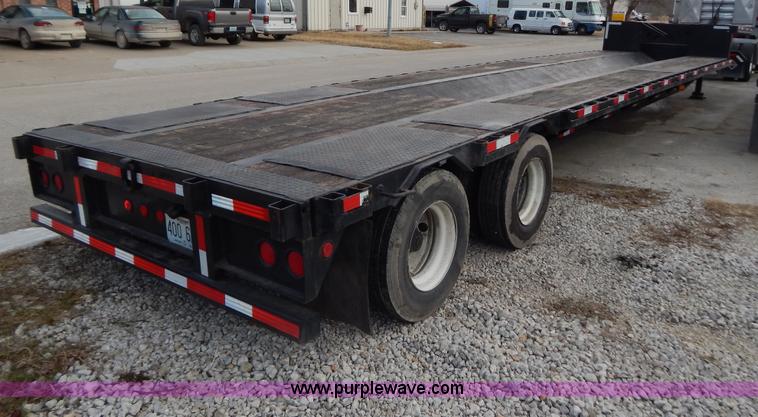 image for item H3821 1997 low profile step deck trailer