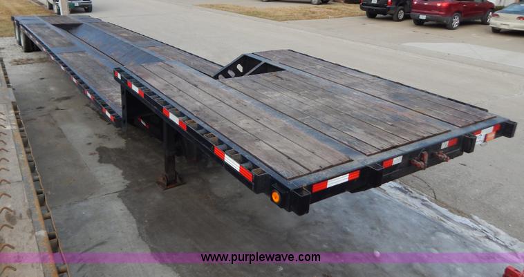 image for item H3821 1997 low profile step deck trailer