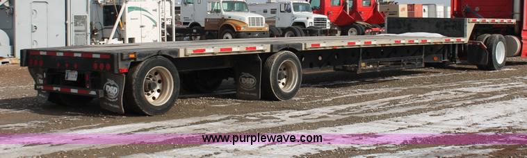 image for item H8356 2000 Transcraft 48' spread axle drop deck trailer