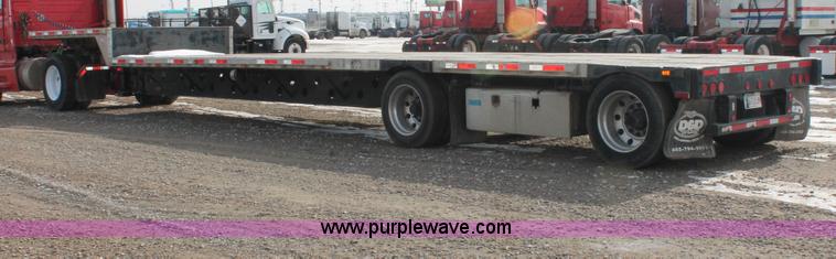 image for item H8356 2000 Transcraft 48' spread axle drop deck trailer