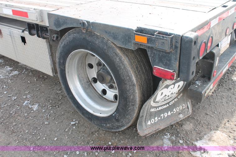 image for item H8356 2000 Transcraft 48' spread axle drop deck trailer