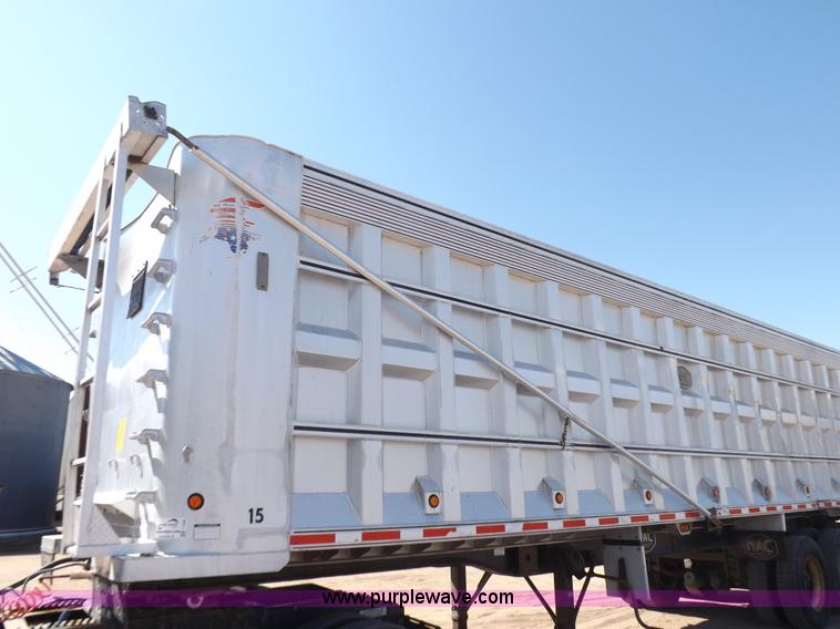 image for item I7584 2000 Mack end dump trailer