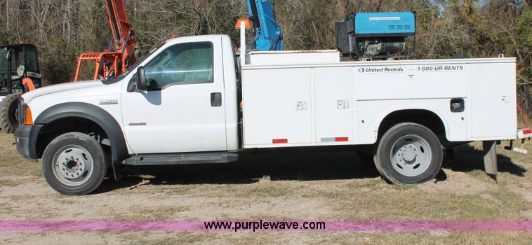 image for item H8286 2007 Ford F550 Super Duty XL service truck