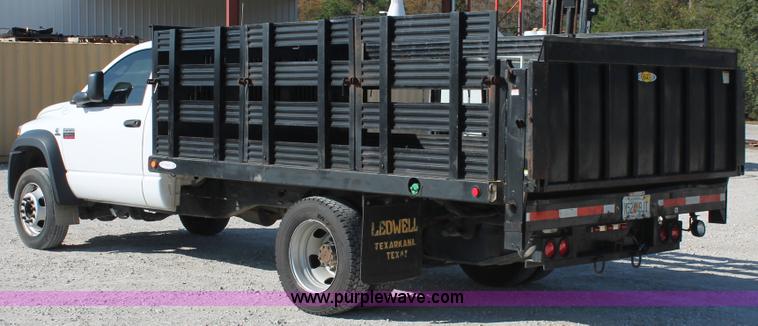 image for item H8303 2008 Dodge Ram 5500 HD stake bed truck