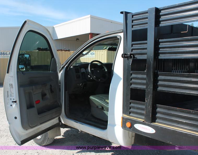 image for item H8303 2008 Dodge Ram 5500 HD stake bed truck