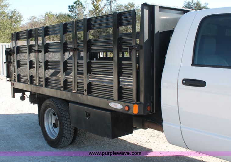 image for item H8303 2008 Dodge Ram 5500 HD stake bed truck