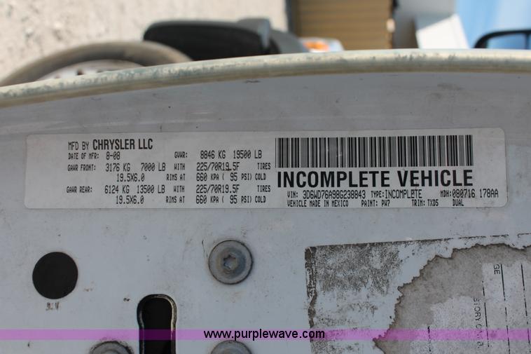 image for item H8303 2008 Dodge Ram 5500 HD stake bed truck