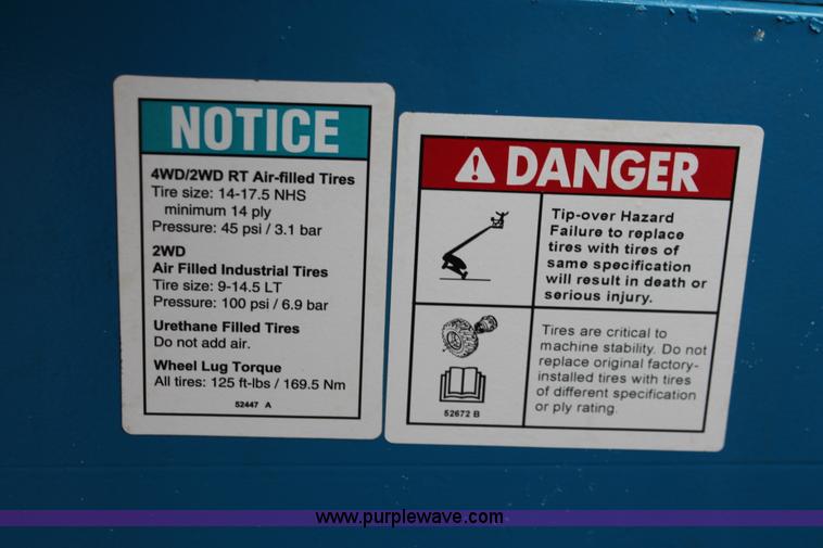 image for item H8305 2003 Genie Z45/25 articulating boom lift