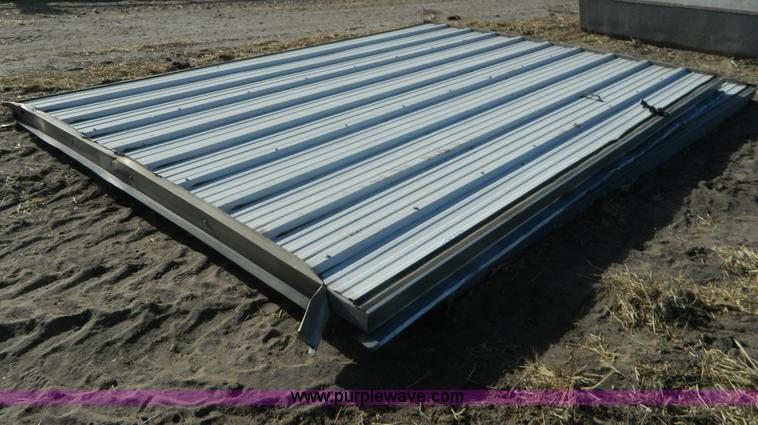 image for item AD9934 (2) 117" x 14' metal shed doors