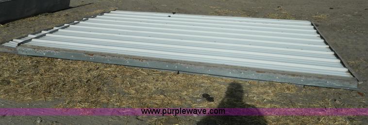 image for item AD9934 (2) 117" x 14' metal shed doors