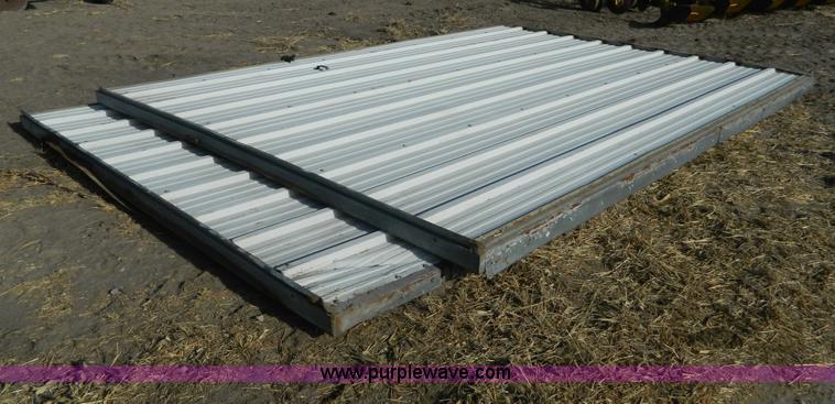 image for item AD9934 (2) 117" x 14' metal shed doors